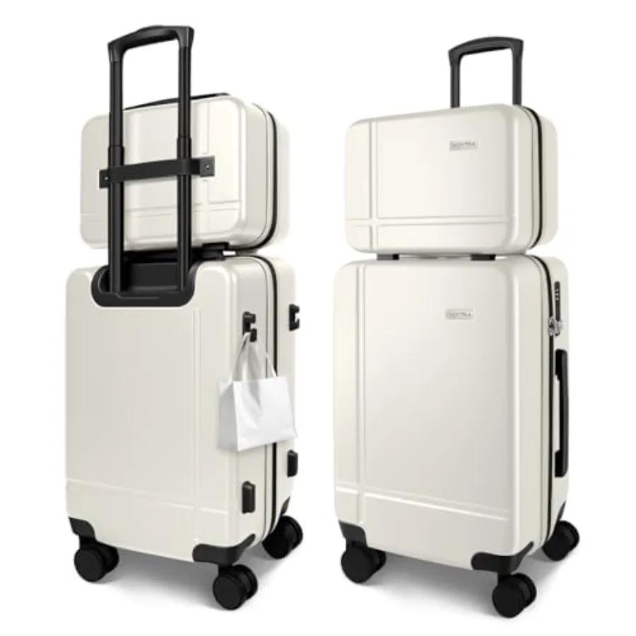 2 Pcs Carry on Luggage Set, 14 in 20 in Lightweight Hardshell Suitcases with 360 Double Spinner Wheels and TSA Lock for Family
2 Pcs Carry on Luggage Set, 14 in 20 in Lightweight Hardshell Suitcases with 360 Double Spinner Wheels and TSA Lock for Family