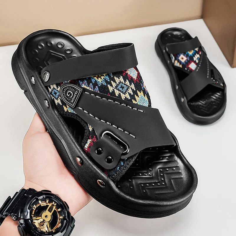 Stylish Summer Soft Bottom Sandals Outdoor Fashion Versatile Slippers Comfortable Anti Slip Lightweight Casual Daily Footwear
Stylish Summer Soft Bottom Sandals Outdoor Fashion Versatile Slippers Comfortable Anti Slip Lightweight Casual Daily Footwear