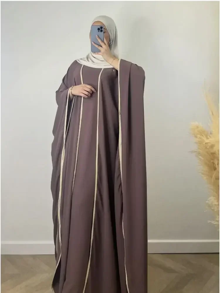 Soft Abaya Dubai Luxury Muslim Women Clothing Bat Sleeves Loose Turkey Saudi Women Kimono Dress Modesty Robe Islamic Clothing
Soft Abaya Dubai Luxury Muslim Women Clothing Bat Sleeves Loose Turkey Saudi Women Kimono Dress Modesty Robe Islamic Clothing