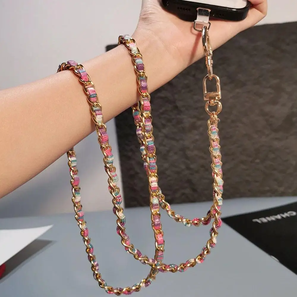 60CM Metal Bag Chain Versatile Crossbody Replacement Bag Strap Shoulder Bag Straps Bohemian Mobile Phone Chain Bag Accessories
60CM Metal Bag Chain Versatile Crossbody Replacement Bag Strap Shoulder Bag Straps Bohemian Mobile Phone Chain Bag Accessories