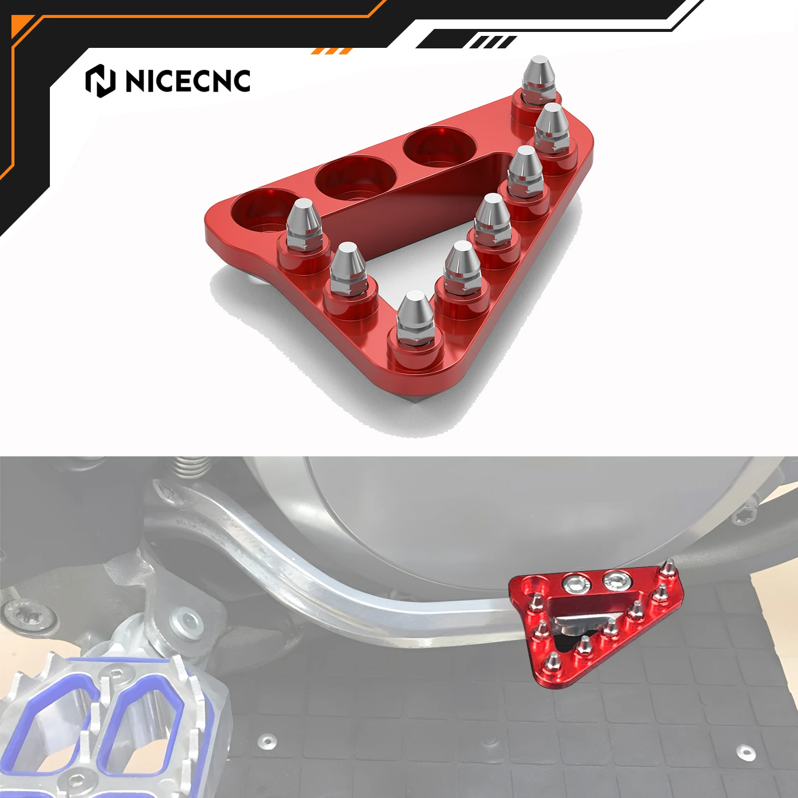 NICECNC For Beta XTRAINER 300 RR 300 RR250 RR200 RR390 RR430 RR 450 480 2013-2020 Aluminum Rear Brake Pedal Lever Step Plate Tip
NICECNC For Beta XTRAINER 300 RR 300 RR250 RR200 RR390 RR430 RR 450 480 2013-2020 Aluminum Rear Brake Pedal Lever Step Plate Tip