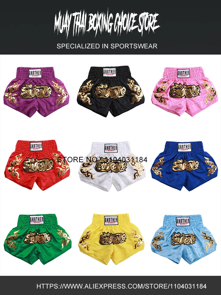 Thai Boxing Shorts Traditional Thailand Muay Thai Shorts Men Women Child Satin Martial Arts MMA Clothing Fight Kickboxing Pants
Thai Boxing Shorts Traditional Thailand Muay Thai Shorts Men Women Child Satin Martial Arts MMA Clothing Fight Kickboxing Pants