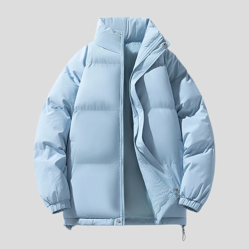 Dopne Stand Collar Cotton Jaet Men Women Winter Trend ort Thiened Warm Bread Coat Loose Fce Lined Outerwear
Dopne Stand Collar Cotton Jaet Men Women Winter Trend ort Thiened Warm Bread Coat Loose Fce Lined Outerwear