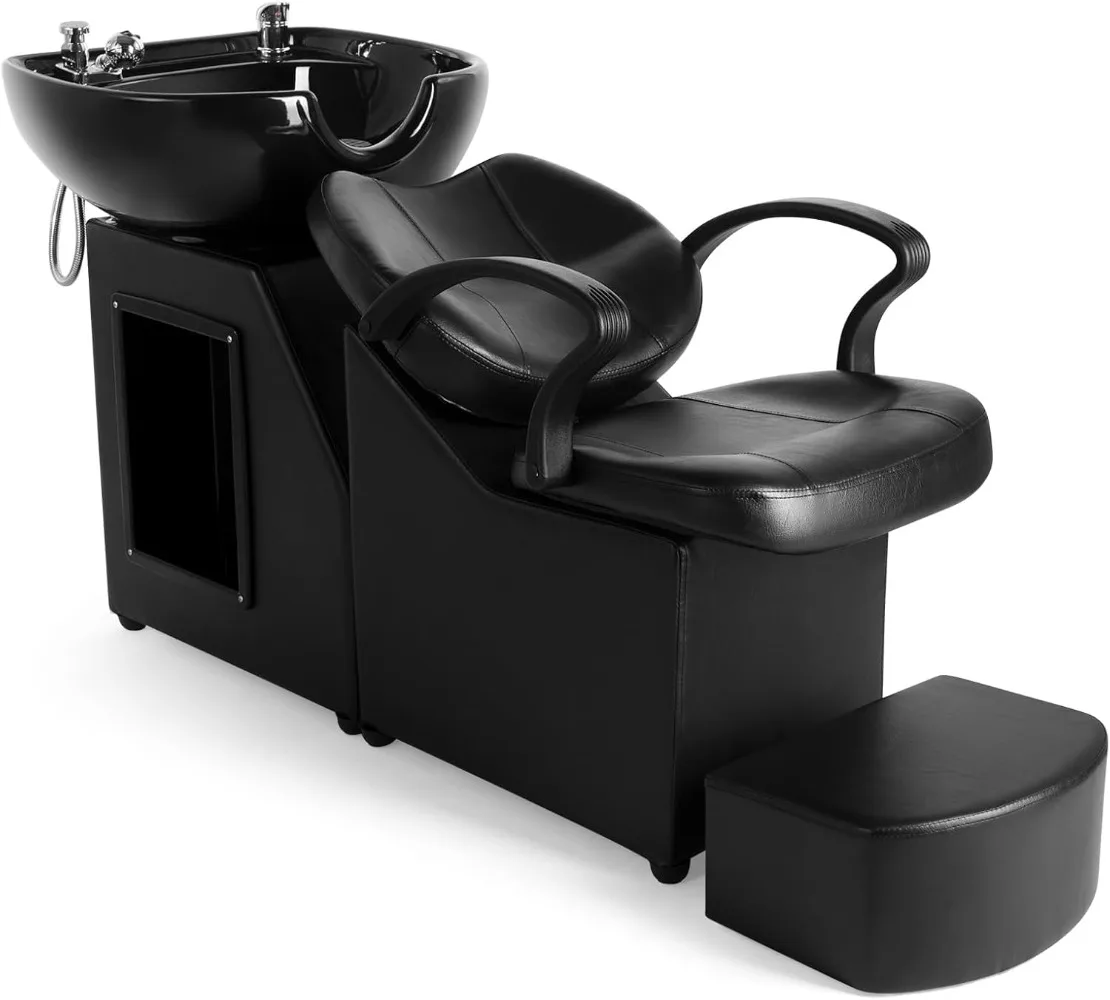 Artist hand Shampoo Bowls for Salons, Shampoo Barber Backwash Chair Ceramic Shampoo Bowl Sink Chair, with Foot Pedal
Artist hand Shampoo Bowls for Salons, Shampoo Barber Backwash Chair Ceramic Shampoo Bowl Sink Chair, with Foot Pedal