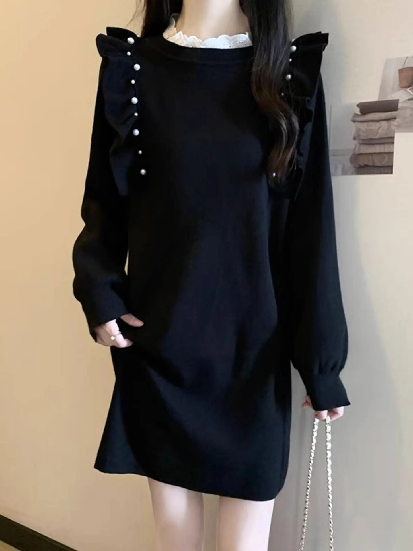 Ele Knitted Sweater Dr Women's Autumn Winter plus Size Hepburn Sle Belly Covering Casual A-Line Mid-Length Dr
Ele Knitted Sweater Dr Women's Autumn Winter plus Size Hepburn Sle Belly Covering Casual A-Line Mid-Length Dr