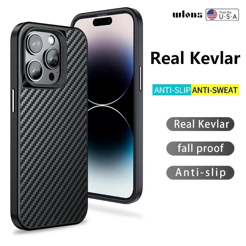 For iPhone 14 13 Pro Max Case Magnetic Real Kevlar +TPU Slim Anti-Slip Genuine Aramid Fiber Cover for iPhone 14 Pro IP 14 Plus
For iPhone 14 13 Pro Max Case Magnetic Real Kevlar +TPU Slim Anti-Slip Genuine Aramid Fiber Cover for iPhone 14 Pro IP 14 Plus