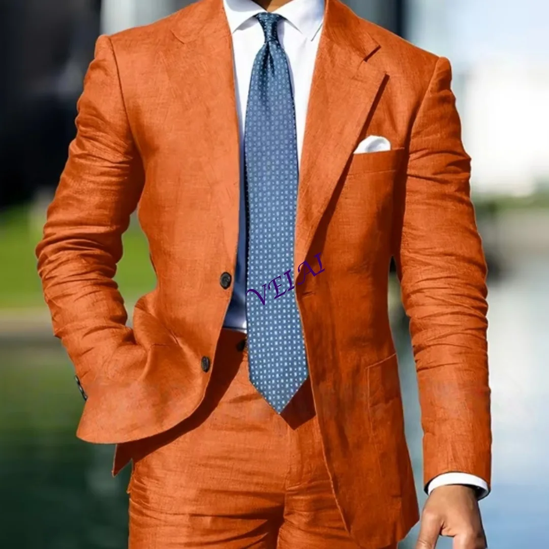 CustomizedBlue Linen Single Breasted Men Suit Two Pieces(Jacket+Pants) Outfits Casual Party Prom Wedding Set
CustomizedBlue Linen Single Breasted Men Suit Two Pieces(Jacket+Pants) Outfits Casual Party Prom Wedding Set