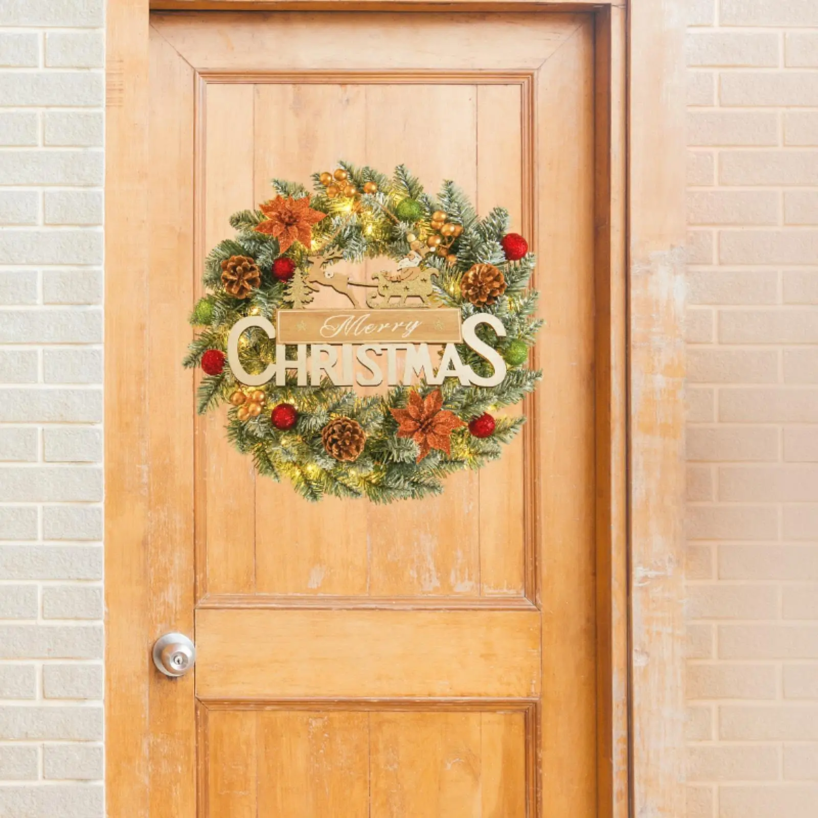 Christmas Wreath Artificial Wreath Xmas Garland Diameter 23.62inch Christmas Decor for Outdoor Home Holiday Thanksgiving Indoor
Christmas Wreath Artificial Wreath Xmas Garland Diameter 23.62inch Christmas Decor for Outdoor Home Holiday Thanksgiving Indoor