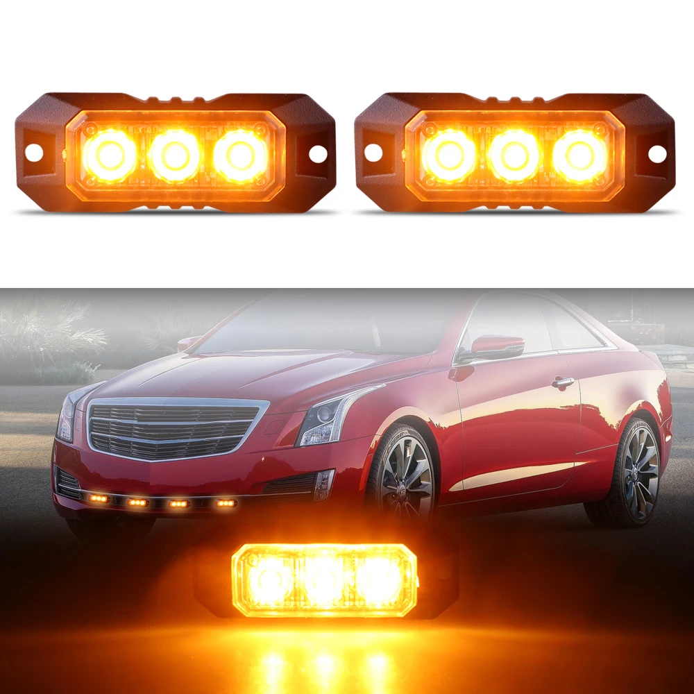 2PCS 12-24V 3LED Strobe Lights Car Accessories Headlight Bulb Tools With 17 Flash Modes – Waterproof IP65 Warning Emergency Ligh
2PCS 12-24V 3LED Strobe Lights Car Accessories Headlight Bulb Tools With 17 Flash Modes – Waterproof IP65 Warning Emergency Ligh
