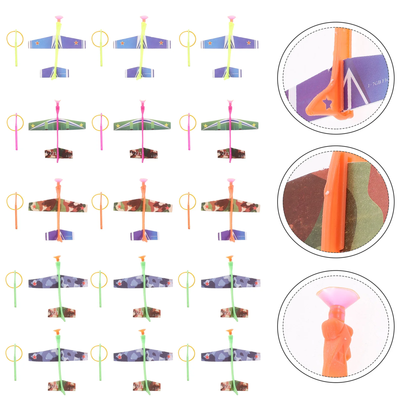 30pcs Catapult Foam DIY Airplane Kids Toys Shooter Throwing Outdoor Party Game Plane Model Safe Practical PP Material Children
30pcs Catapult Foam DIY Airplane Kids Toys Shooter Throwing Outdoor Party Game Plane Model Safe Practical PP Material Children