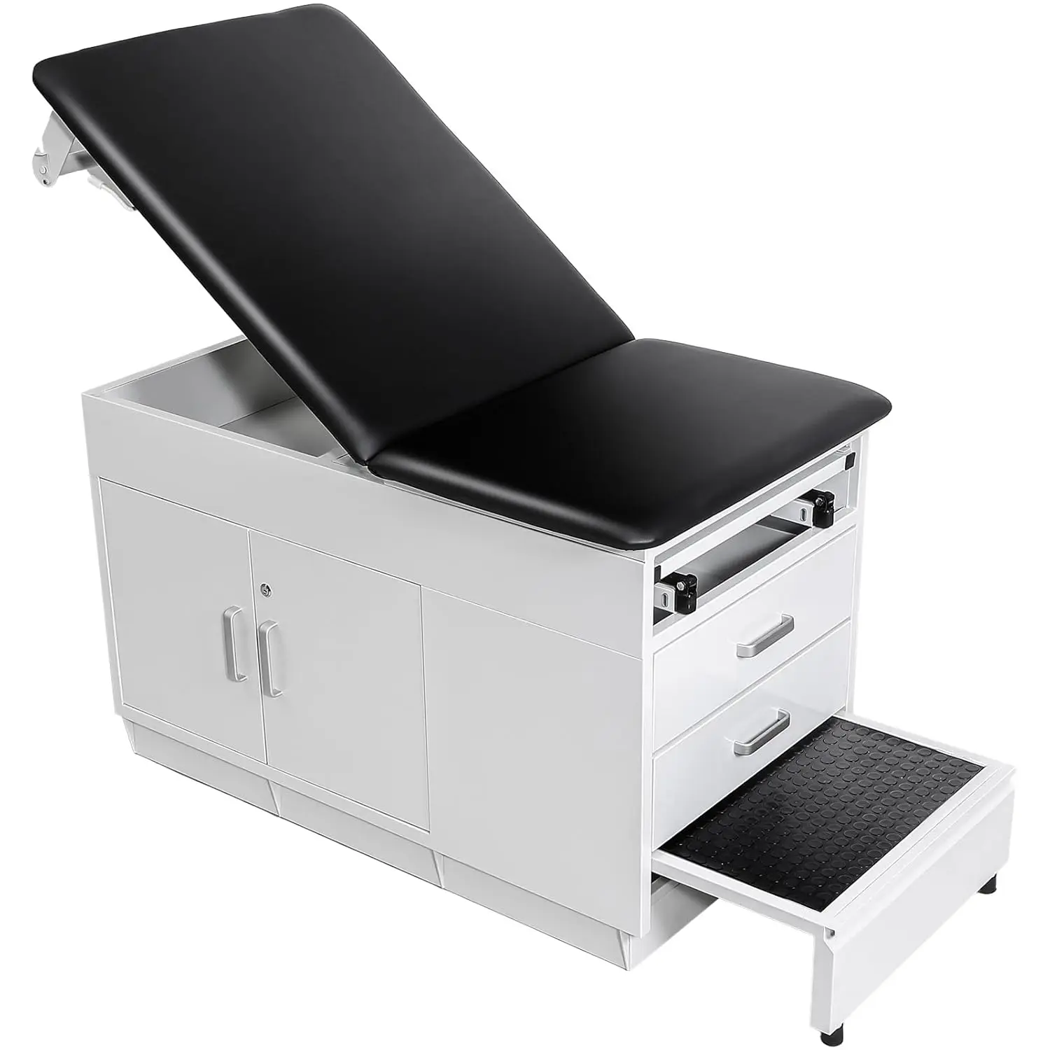 Pro Medical Exam Table, Medical Examination Bed with Adjustable Backrest, Physical Therapy Exam Table with Locking Cabinet, 2 Dr
Pro Medical Exam Table, Medical Examination Bed with Adjustable Backrest, Physical Therapy Exam Table with Locking Cabinet, 2 Dr
