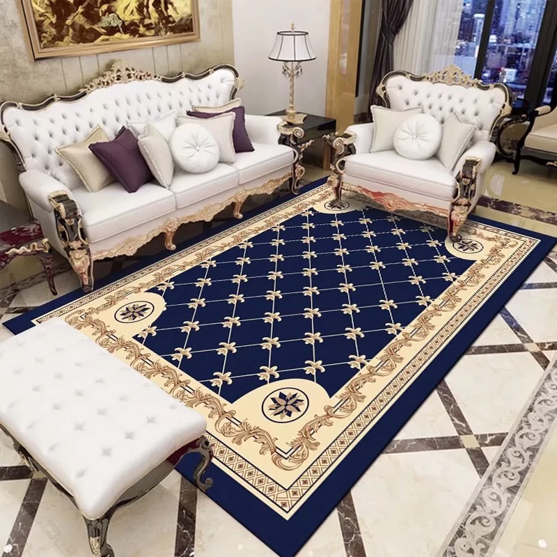European-style Large-area Carpets for Living Room Blue High-end Hotel Rug Luxury Modern Commercial Venue Carpet Rugs for Bedroom
European-style Large-area Carpets for Living Room Blue High-end Hotel Rug Luxury Modern Commercial Venue Carpet Rugs for Bedroom