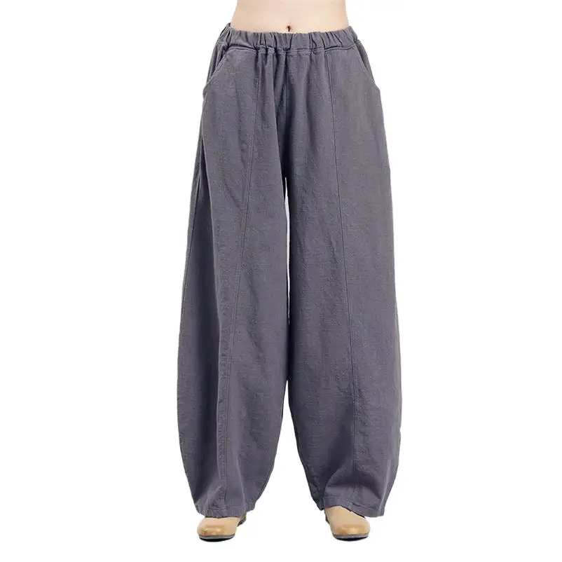 Casual Loose High Waist Women Cotton Linen Pants Long Trousers Female 2024 New Fashion Streetwear Wide Leg Pants -
Casual Loose High Waist Women Cotton Linen Pants Long Trousers Female 2024 New Fashion Streetwear Wide Leg Pants -