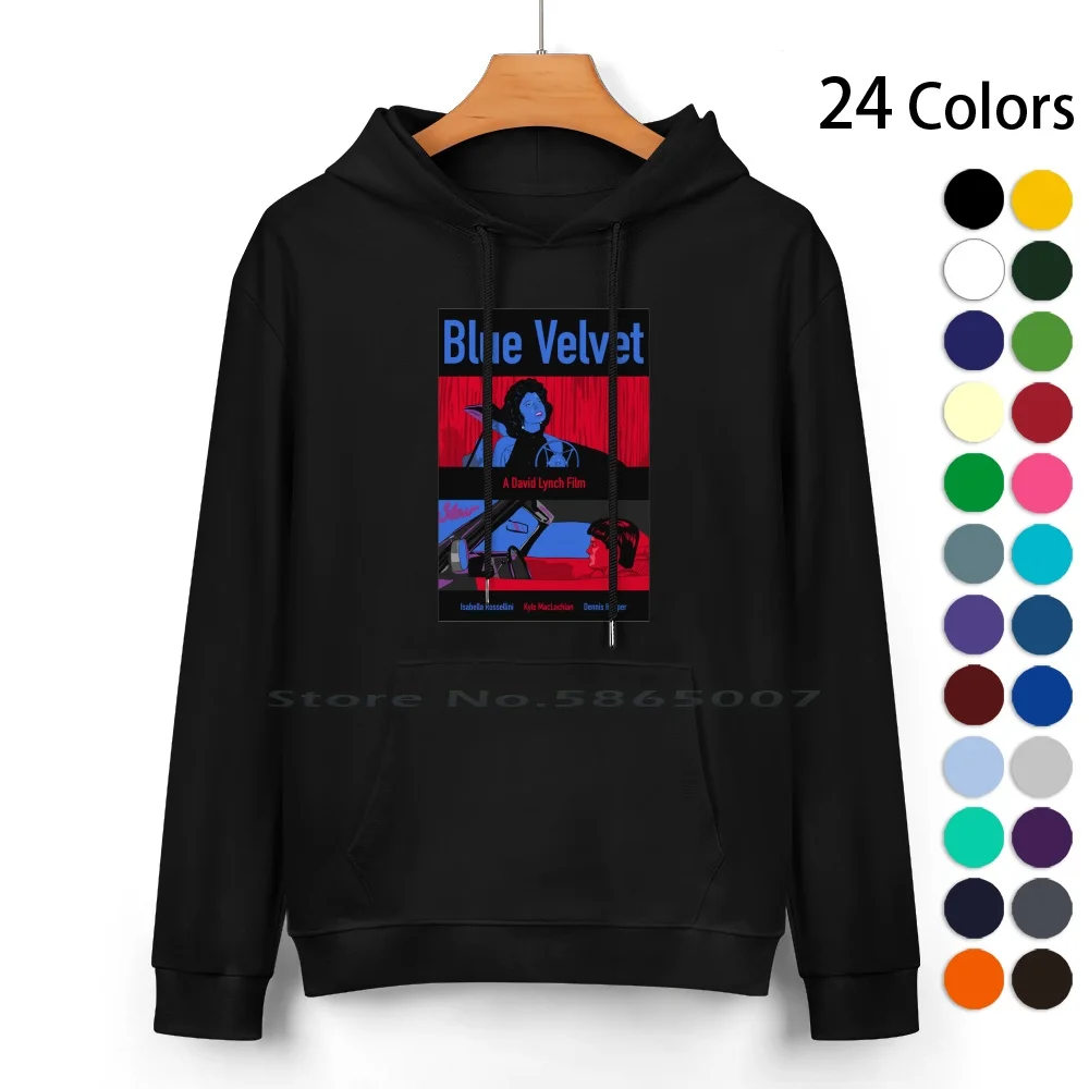Blue Velvet Pure Cotton Hoodie Sweater 24 Colors Blue Velvet Movie Alternative Film Lynch Independent Hopper Surreal 100%
Blue Velvet Pure Cotton Hoodie Sweater 24 Colors Blue Velvet Movie Alternative Film Lynch Independent Hopper Surreal 100%