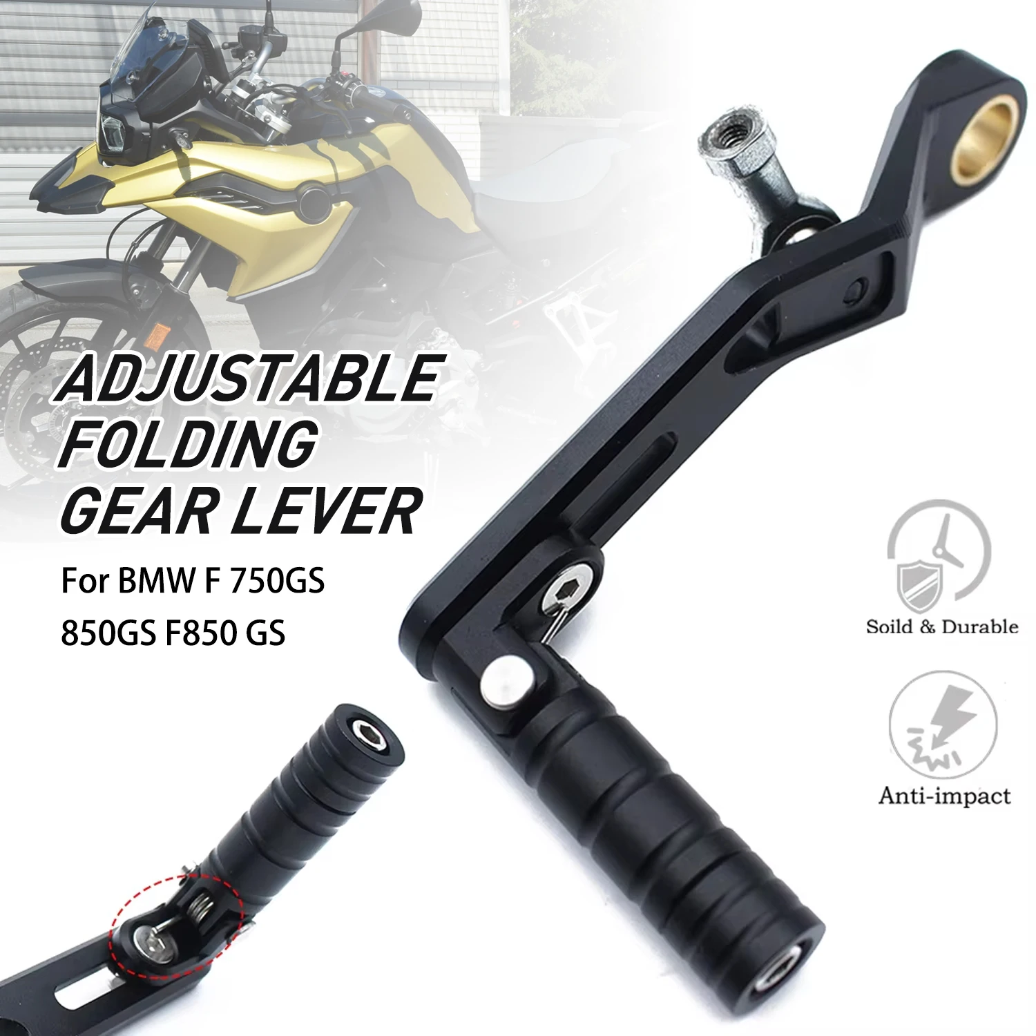 Adjustable Folding Gear Shifter Shift Pedal Lever For BMW F 750GS 850GS F850 GS ADV 2018 2019 2020 2021 Motorcycle
Adjustable Folding Gear Shifter Shift Pedal Lever For BMW F 750GS 850GS F850 GS ADV 2018 2019 2020 2021 Motorcycle