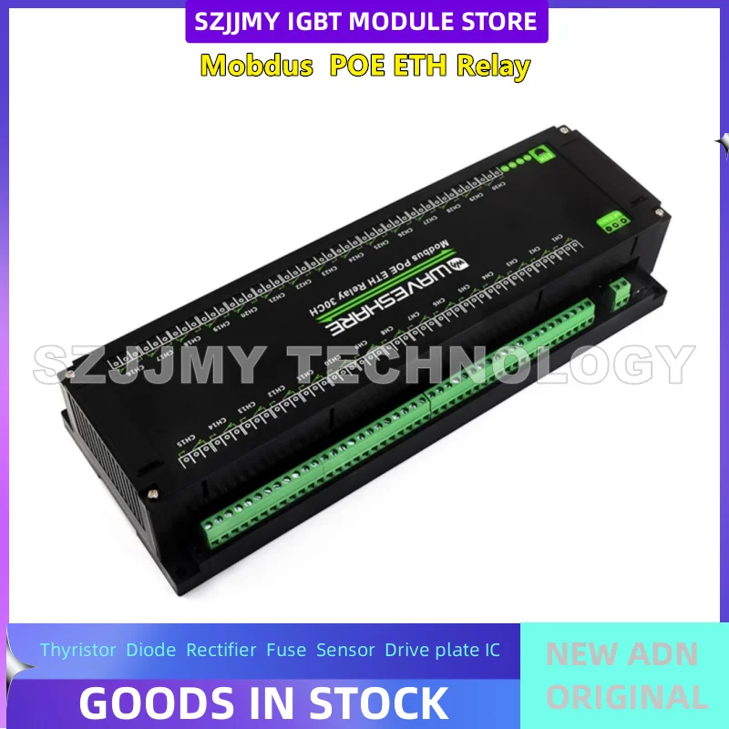 Industrial grade 8/30 Ethernet POE relay module Modbus RTU Ethernet communication NEW ORIGINAL IN STOCK
Industrial grade 8/30 Ethernet POE relay module Modbus RTU Ethernet communication NEW ORIGINAL IN STOCK