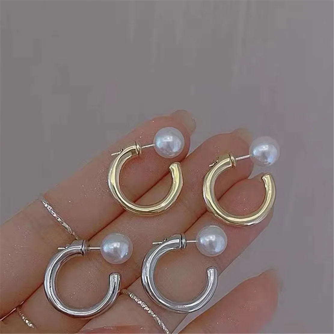 925 Stamped Alloy Gold Plating Pearl Earrings Setting DIY Jewelry Findings, Craft Supplies Handmade Earrings Accessory No Pearl
925 Stamped Alloy Gold Plating Pearl Earrings Setting DIY Jewelry Findings, Craft Supplies Handmade Earrings Accessory No Pearl