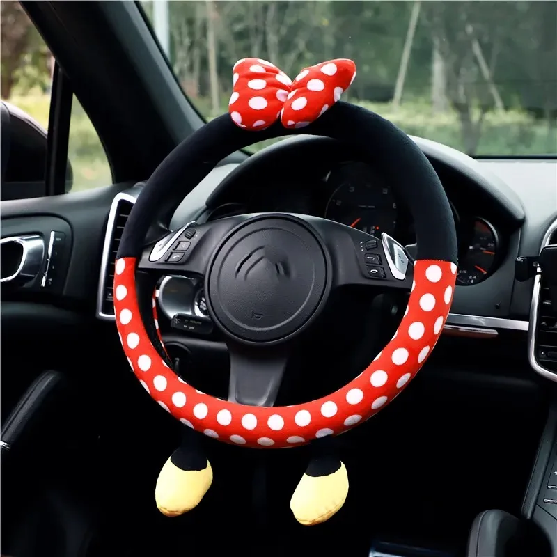 Car Steering Wheel Cover Cute Cartoon Plush Car Non-slip Handle Gloves Steering Wheel Cover Car Interior Accessories Universal
Car Steering Wheel Cover Cute Cartoon Plush Car Non-slip Handle Gloves Steering Wheel Cover Car Interior Accessories Universal