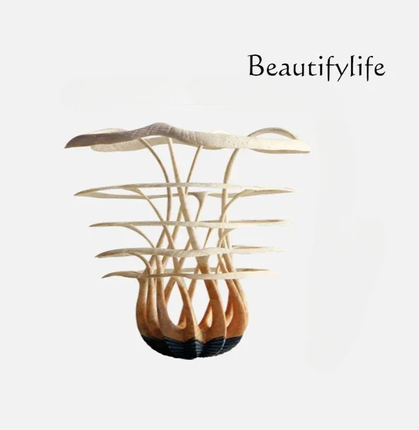 a Abstract wood carving ornament hotel clubhouse model room porch soft decoration high-end sculpture art installation
a Abstract wood carving ornament hotel clubhouse model room porch soft decoration high-end sculpture art installation