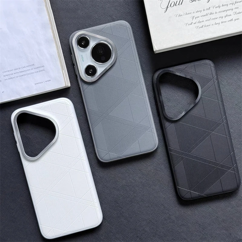 Case For Huawei Pura 70 Pro Pura70 Ultra Luxury Leather Soft Silicone Striped Grid Phone Cover Stylish Shell Shockproof Bumper
Case For Huawei Pura 70 Pro Pura70 Ultra Luxury Leather Soft Silicone Striped Grid Phone Cover Stylish Shell Shockproof Bumper
