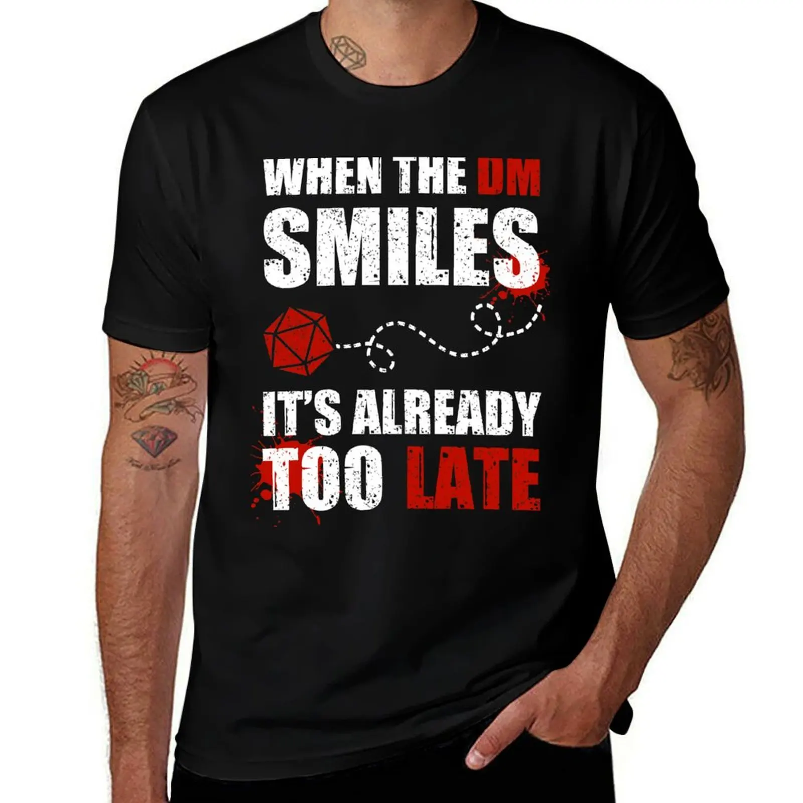 When the DM smiles, it's already too late. T-Shirt oversizeds oversized graphic tee mens clothing
When the DM smiles, it's already too late. T-Shirt oversizeds oversized graphic tee mens clothing