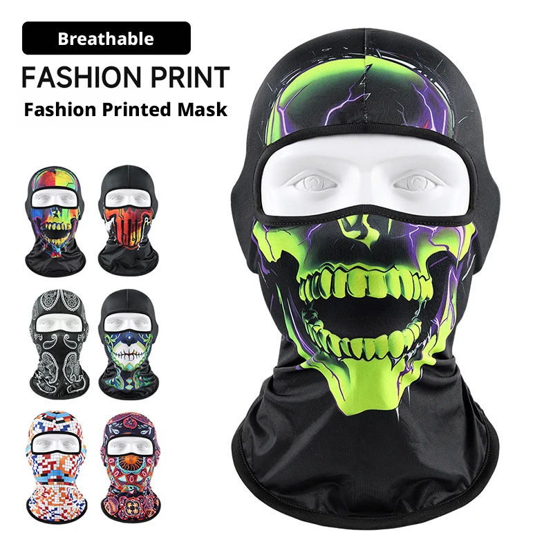 Dustproof Face Protection Funny Prints Breathable Sunshade Helmet Liner for Motorcycle Riding Facekini
Dustproof Face Protection Funny Prints Breathable Sunshade Helmet Liner for Motorcycle Riding Facekini