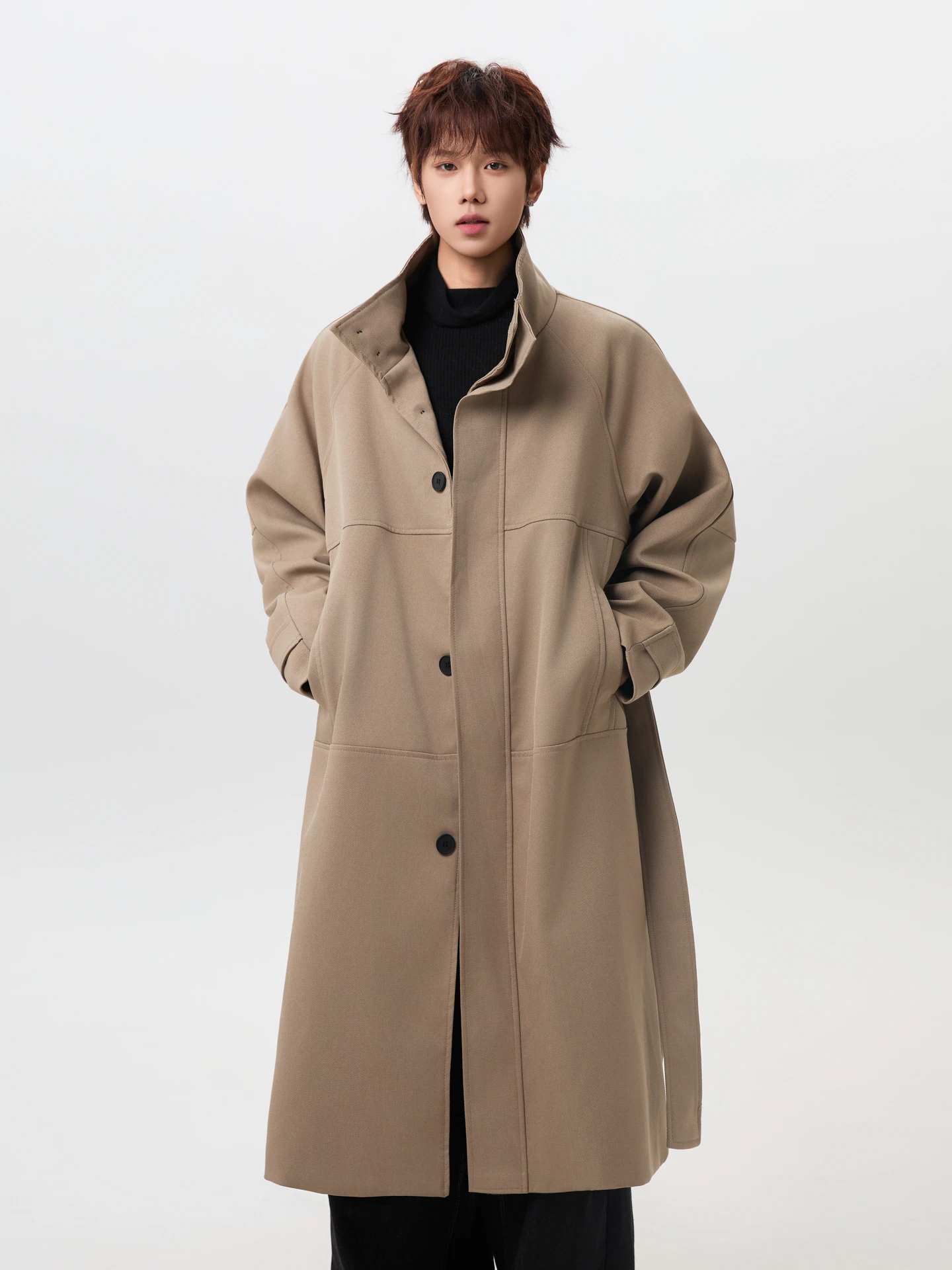 Advanced Pure Color Long Windbreaker Jaet ex Loose Fit Retro Sle Youthful Daily Wear Winter Coat for Couples
Advanced Pure Color Long Windbreaker Jaet ex Loose Fit Retro Sle Youthful Daily Wear Winter Coat for Couples