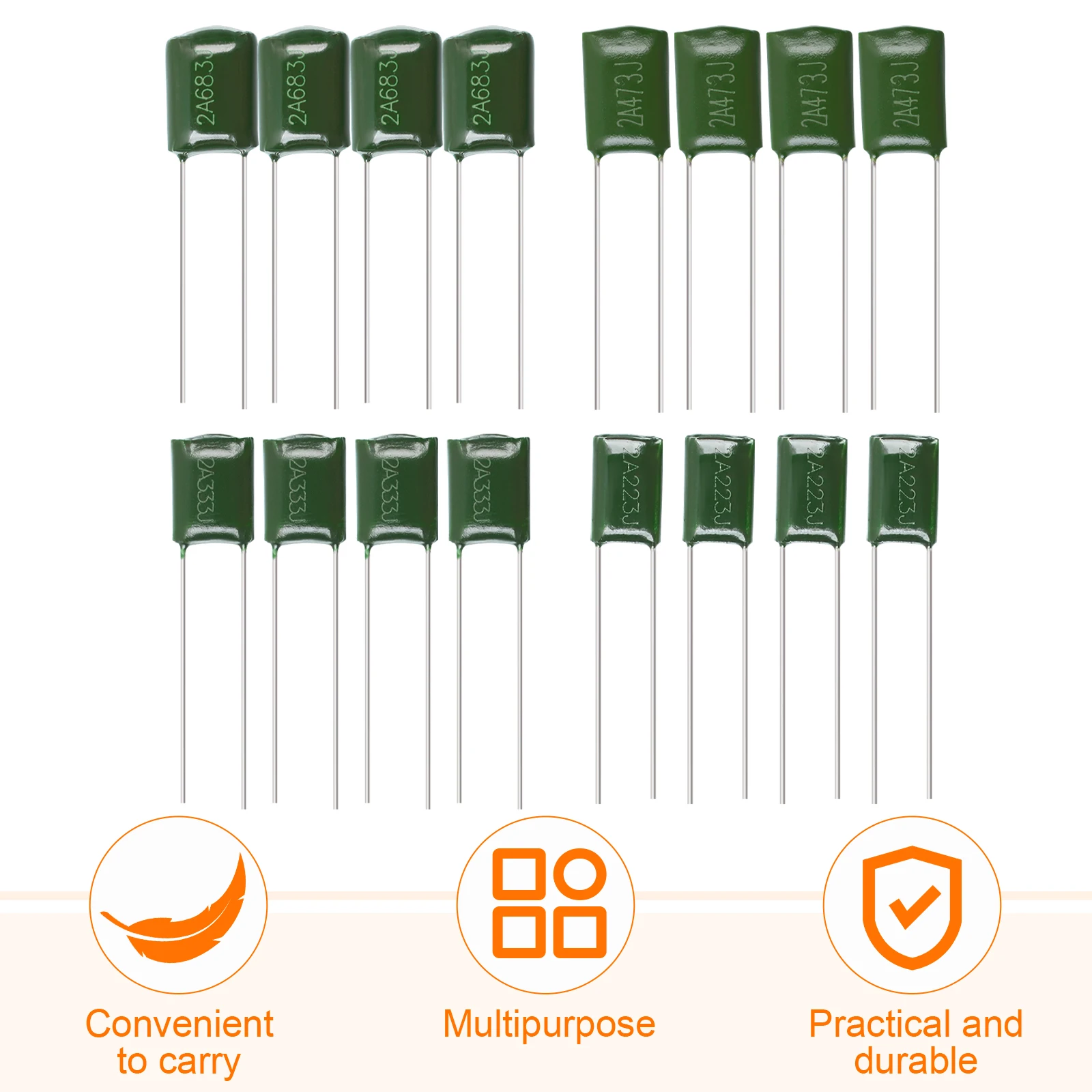 16pcs Electric Tone Capacitors Bass Guitar Replacement Copper Capacitors For Guitar Parts Accessories Durable Stable Performance
16pcs Electric Tone Capacitors Bass Guitar Replacement Copper Capacitors For Guitar Parts Accessories Durable Stable Performance