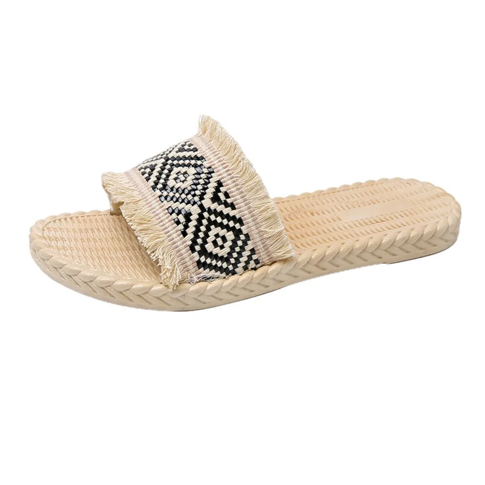 Fashion Holiday Flats Slippers Women Sweet Bohemia Slides Sandals Tassel Non-Slip Vacation Beach Slippers Beach
Fashion Holiday Flats Slippers Women Sweet Bohemia Slides Sandals Tassel Non-Slip Vacation Beach Slippers Beach
