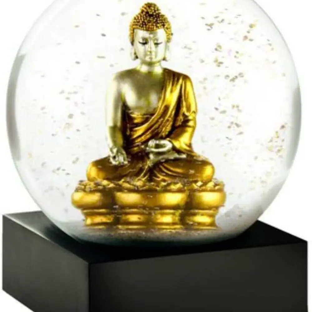 Golden Buddha Enclosed in Snow Globe
Golden Buddha Enclosed in Snow Globe