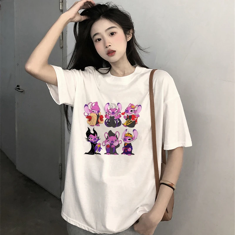 Disney Villains T-shirt Women Bad Girl Tee Shirts Kawaii Cartoons Anime Casual Clothes Fashion Cotton Unisex Streetwear Tops
Disney Villains T-shirt Women Bad Girl Tee Shirts Kawaii Cartoons Anime Casual Clothes Fashion Cotton Unisex Streetwear Tops