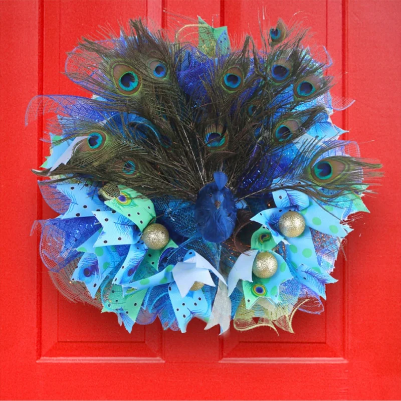 Artificial Peacock Feathers Wreath 47cm Fireplace Simulation Feather Garland Peacock Wreath Wholesale Blue Rattan Wreath Door
Artificial Peacock Feathers Wreath 47cm Fireplace Simulation Feather Garland Peacock Wreath Wholesale Blue Rattan Wreath Door