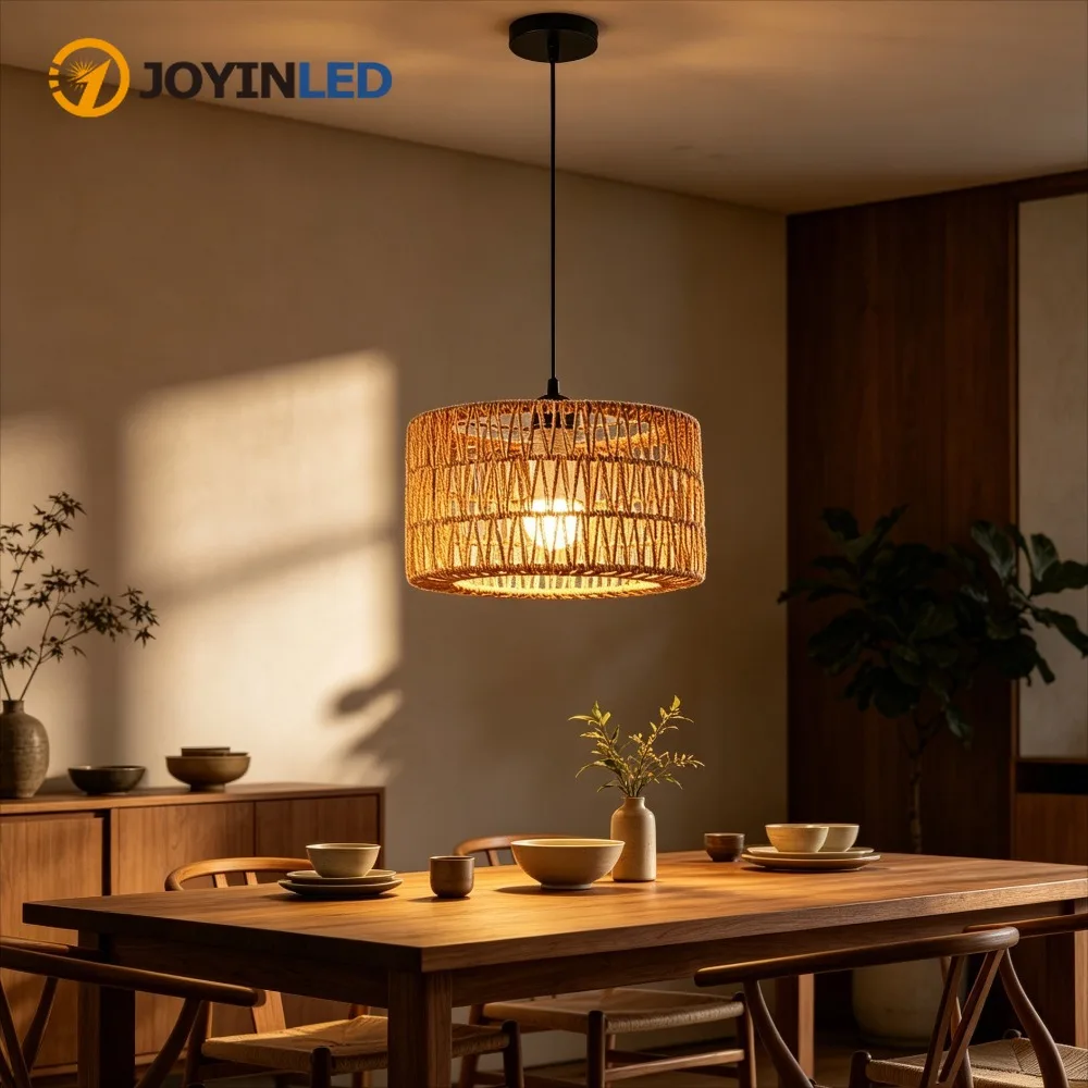 Modern Wicker Chandelier Living Room Rattan Pendant Light Woven Ceiling Light Fixtures for Kitchen Island Dinning Table E27 31CM
Modern Wicker Chandelier Living Room Rattan Pendant Light Woven Ceiling Light Fixtures for Kitchen Island Dinning Table E27 31CM