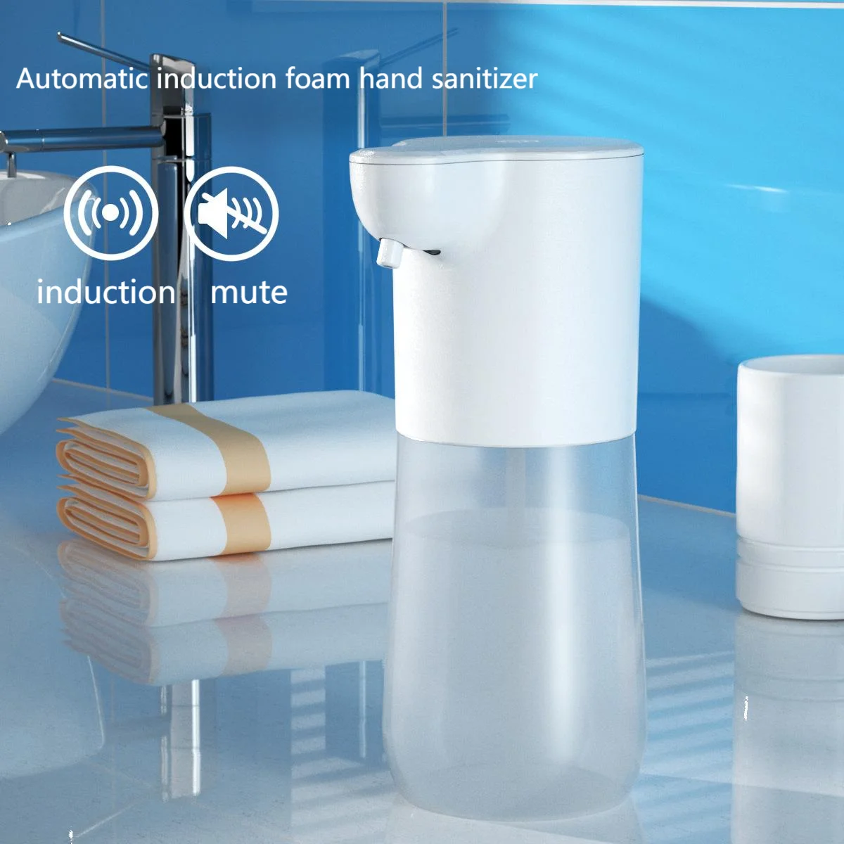 USB Charging Automatic Induction Foam Soap Dispenser Smart Liquid Soap Dispenser Auto Touchless Hand Washer For Kitchen Bathroom
USB Charging Automatic Induction Foam Soap Dispenser Smart Liquid Soap Dispenser Auto Touchless Hand Washer For Kitchen Bathroom