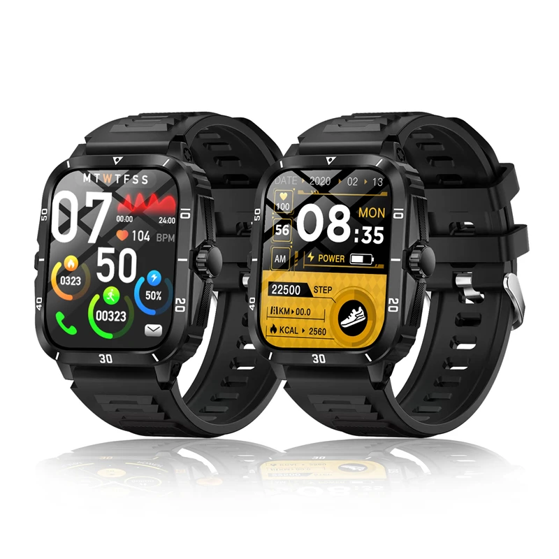 Men Smart Watch Bluetooth Call Fitness Clock with Message Answer Call Sleep Monitoring Sports Pedometer Information Alerts
Men Smart Watch Bluetooth Call Fitness Clock with Message Answer Call Sleep Monitoring Sports Pedometer Information Alerts
