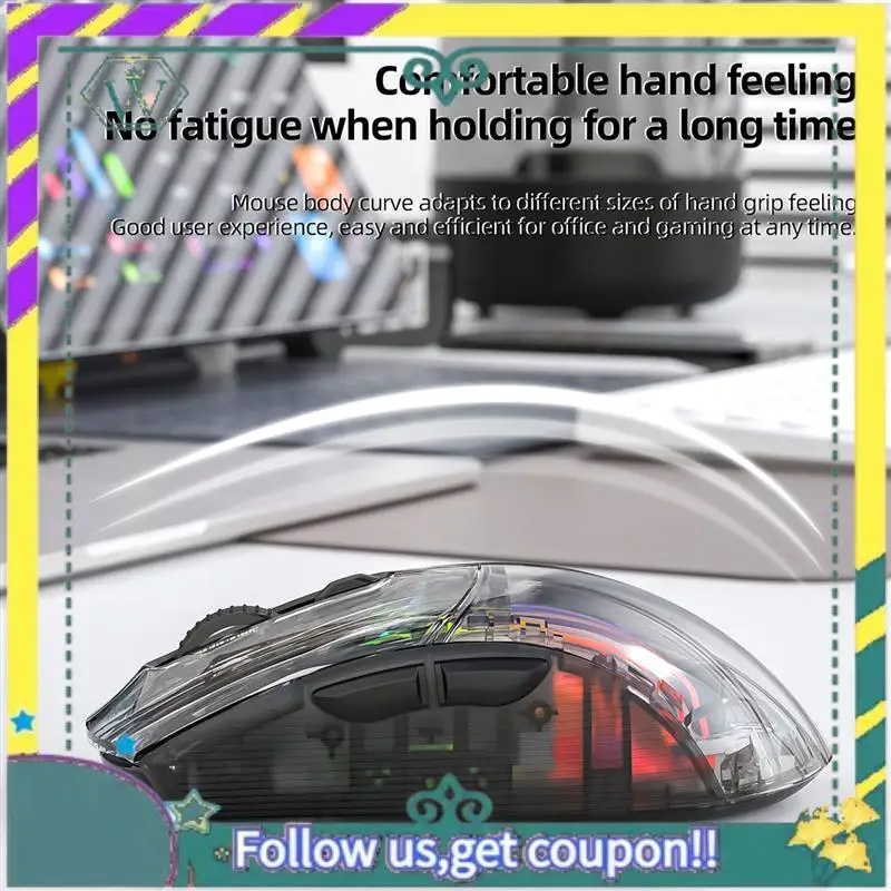 NEW X2PRO Magnetic Charging Bluetooth Mouse Tri-Mode RGB Lights Battery Indicator Use For Computer Phone B
NEW X2PRO Magnetic Charging Bluetooth Mouse Tri-Mode RGB Lights Battery Indicator Use For Computer Phone B