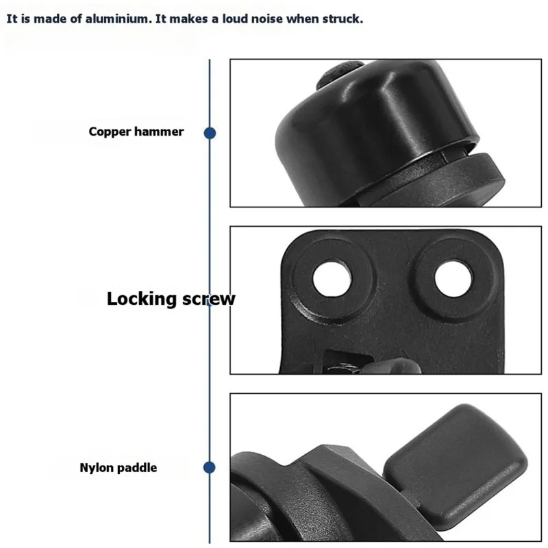 Aluminum Alloy Bell For Ninebot ZT3/ZT3 PRO Electric Scooter Accessory
Aluminum Alloy Bell For Ninebot ZT3/ZT3 PRO Electric Scooter Accessory