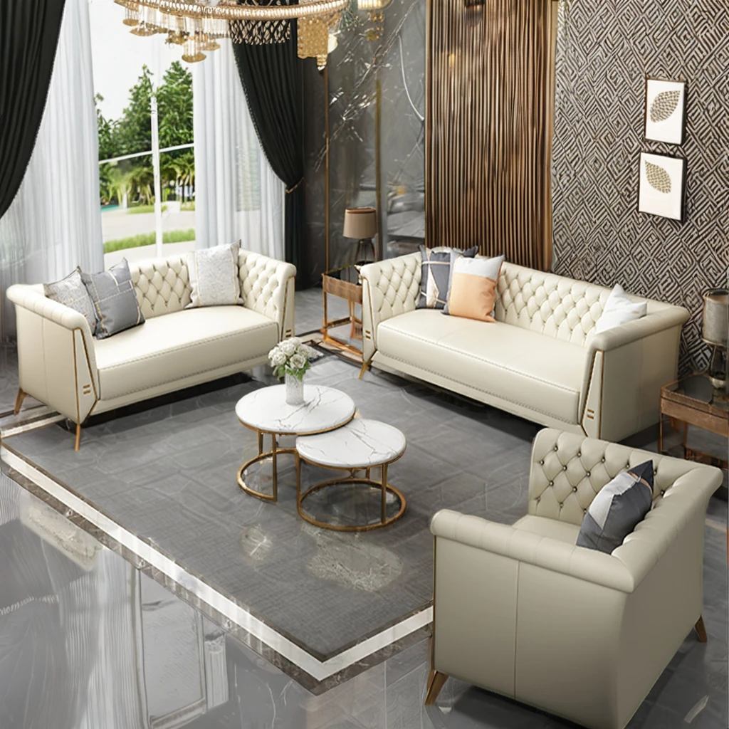 #Light Luxury Lounge Sofa Leisure Sofa in Fabric for Living Room
#Light Luxury Lounge Sofa Leisure Sofa in Fabric for Living Room
