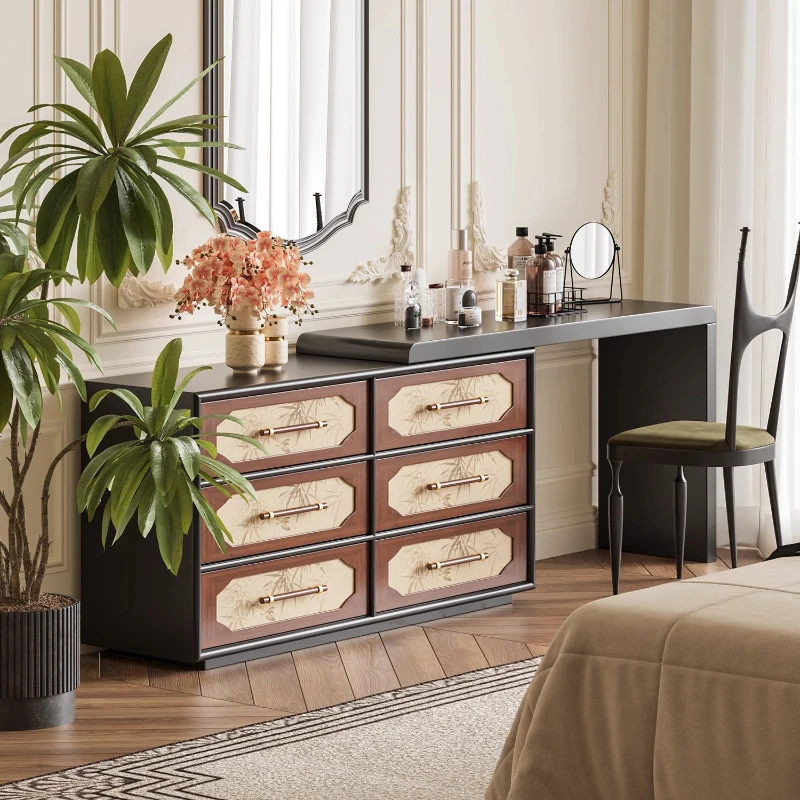 Design Bamboo Leaf Element Makeup Table Household Bedroom Bedside Premium Dressing Table
Design Bamboo Leaf Element Makeup Table Household Bedroom Bedside Premium Dressing Table