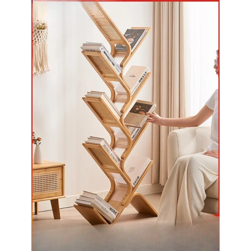 Simple tree-shaped bookshelf floor-to-ceiling shelf integrated against the wall living room bedroom creative bookcase multi-laye
Simple tree-shaped bookshelf floor-to-ceiling shelf integrated against the wall living room bedroom creative bookcase multi-laye