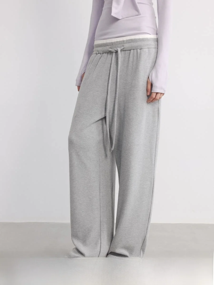 JCAESAR Women's Casual Trousers Color Blo Waist Floing Silk Cotton Blend Loose Bana Elastic Waist Autumn Faion
JCAESAR Women's Casual Trousers Color Blo Waist Floing Silk Cotton Blend Loose Bana Elastic Waist Autumn Faion