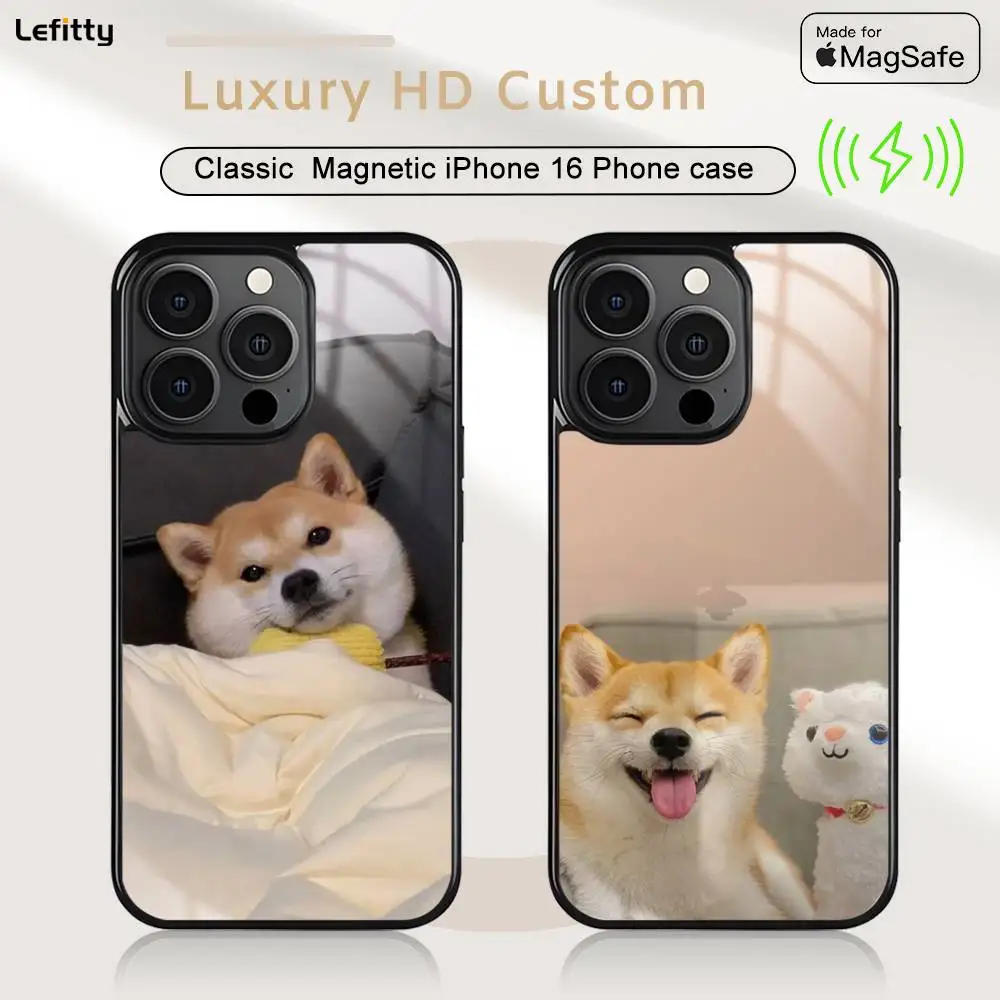 Cute Dog Shiba Inu Phone Case For iPhone 16 15 14 13 12 11 Pro Max Plus Mini Magsafe Charging Cover Magnetic Hard Shell
Cute Dog Shiba Inu Phone Case For iPhone 16 15 14 13 12 11 Pro Max Plus Mini Magsafe Charging Cover Magnetic Hard Shell