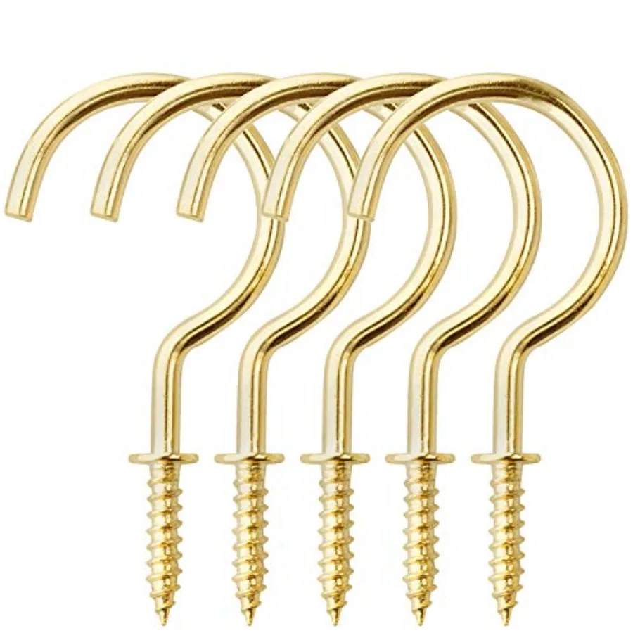 20 Pieces Screw in Ceiling Hooks, 2.8 Inch Metal Cup Hook Hangers for Hanging Plants, Kitchen
20 Pieces Screw in Ceiling Hooks, 2.8 Inch Metal Cup Hook Hangers for Hanging Plants, Kitchen