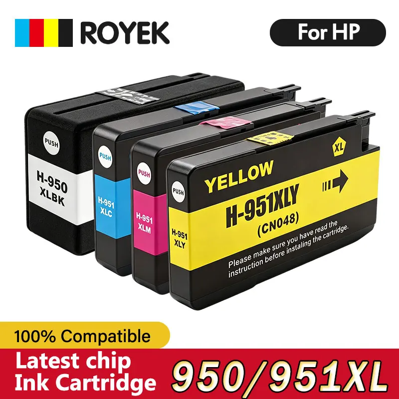 950XL 951XL Ink Cartridge 950 Compatible For HP Officejet Pro 8100 8600 8610 8615 8620 8625 8630 8660 8680 251dw 276dw Printer
950XL 951XL Ink Cartridge 950 Compatible For HP Officejet Pro 8100 8600 8610 8615 8620 8625 8630 8660 8680 251dw 276dw Printer