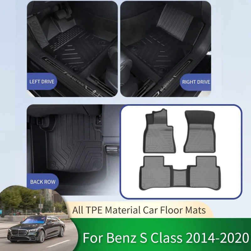 Автомобильные водонепроницаемые Нескользящие Коврики для Mercedes Benz S Class W222 2014 ~ 2020 2019, полноразмерная Защитная подкладка, накладки на ножки, коврик
Автомобильные водонепроницаемые Нескользящие Коврики для Mercedes Benz S Class W222 2014 ~ 2020 2019, полноразмерная Защитная подкладка, накладки на ножки, коврик