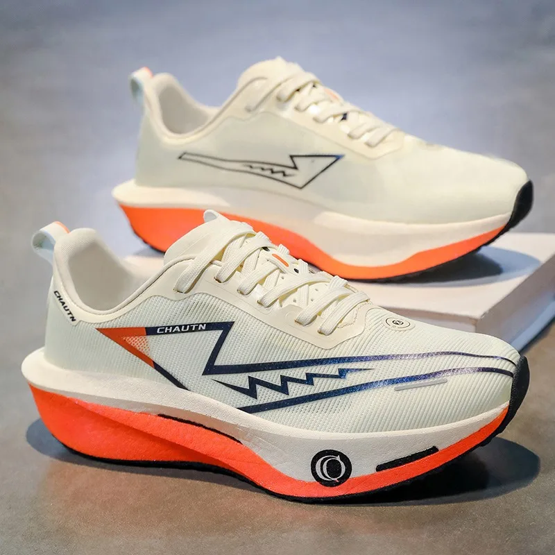 Men's casual sports running shoes with anti-slip, wear-resistant and cushioning sole, round-top lace-up casual running shoes
Men's casual sports running shoes with anti-slip, wear-resistant and cushioning sole, round-top lace-up casual running shoes