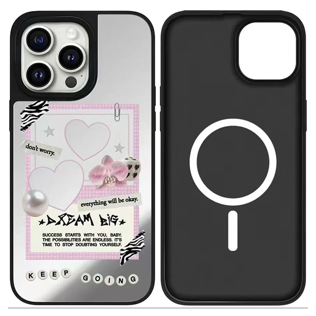 Follow Your Heart IPhone 12 13 14 15 16 Pro Max Mirror Surface MagSafe Case Cover Shell
Follow Your Heart IPhone 12 13 14 15 16 Pro Max Mirror Surface MagSafe Case Cover Shell