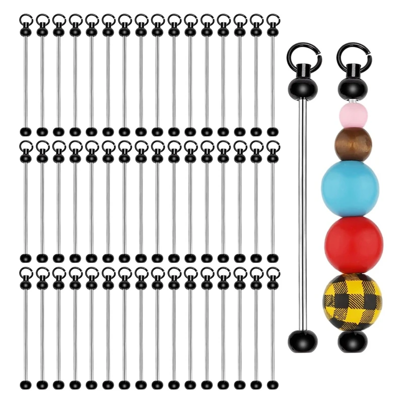 50Pcs Blank Beadable Keychain Bars,Metal DIY Focal Bead Keychain Bar Charms Easy To Detachable Beaded Key For Craft Item
50Pcs Blank Beadable Keychain Bars,Metal DIY Focal Bead Keychain Bar Charms Easy To Detachable Beaded Key For Craft Item