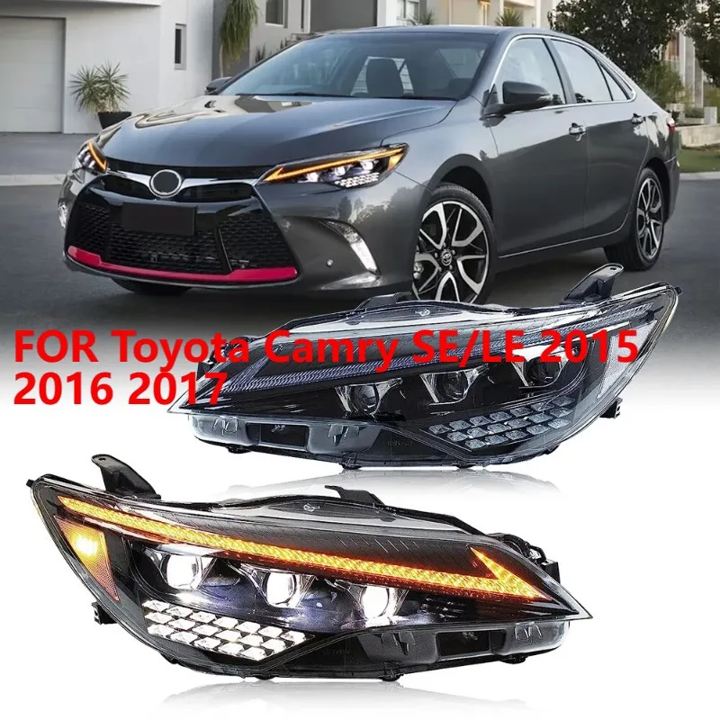 1Set LED Headlight for Toyota Camry SE/LE 2015-2017, Sequential DRL Assembly
1Set LED Headlight for Toyota Camry SE/LE 2015-2017, Sequential DRL Assembly