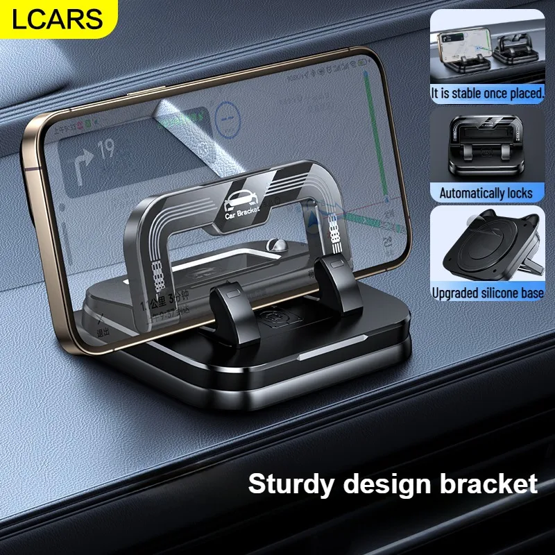 Lcars-New Dashboard Car Mobile Phone Holder 360 ° Rotating Mobile Phone Support Base Car Foldableable Bracket Universal Anti-Shake Car Bracket Accessories
Lcars-New Dashboard Car Mobile Phone Holder 360 ° Rotating Mobile Phone Support Base Car Foldableable Bracket Universal Anti-Shake Car Bracket Accessories